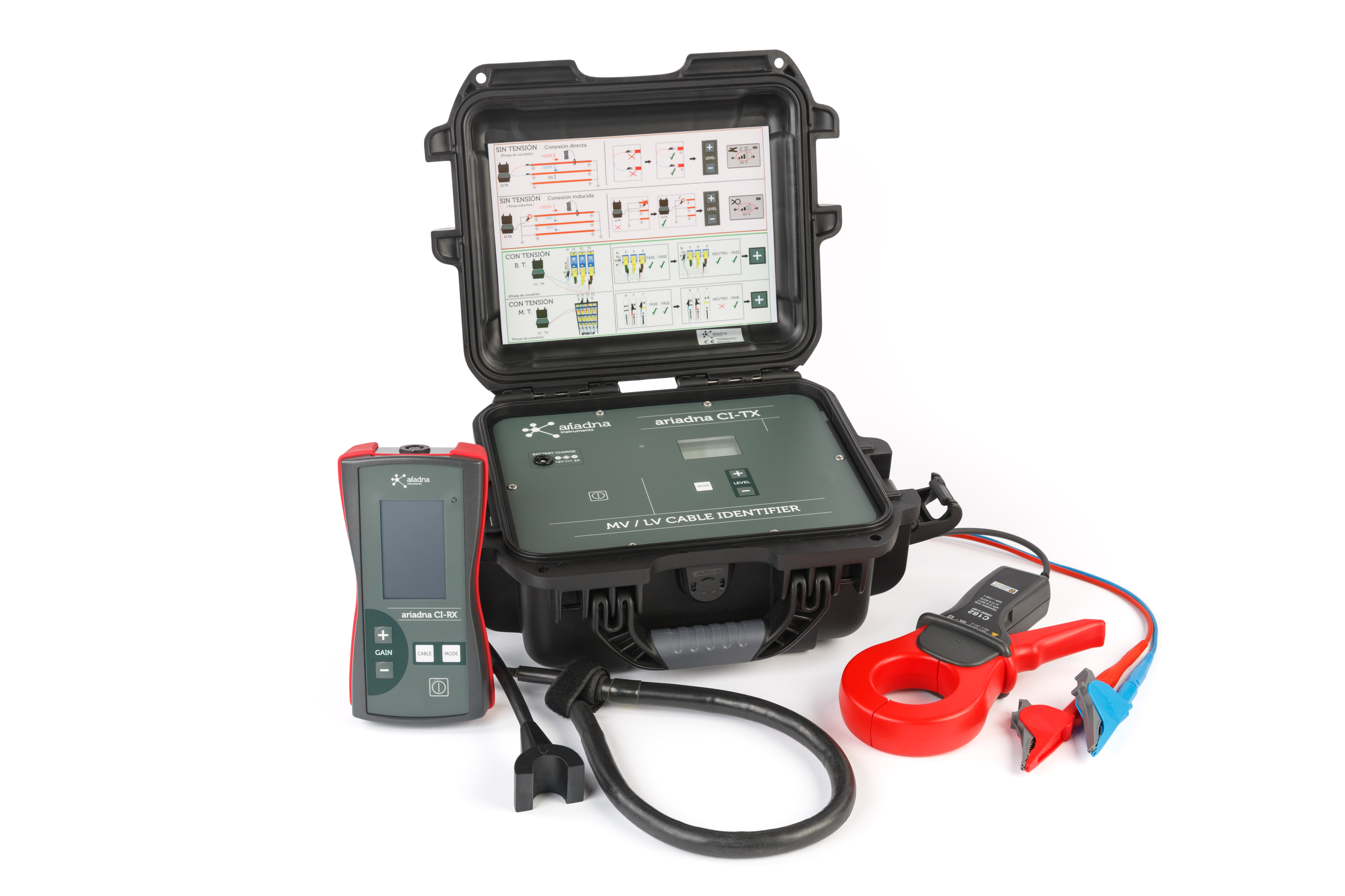 <a href='http://www.bangwoyin.com/Cpzx/dianlanceshiyi/ariadna.html'>Ariadna CI</a>中壓及低壓<a href='http://www.bangwoyin.com/Cpzx/dianlanceshiyi/ariadnaic1g.html'>電纜識別儀</a>