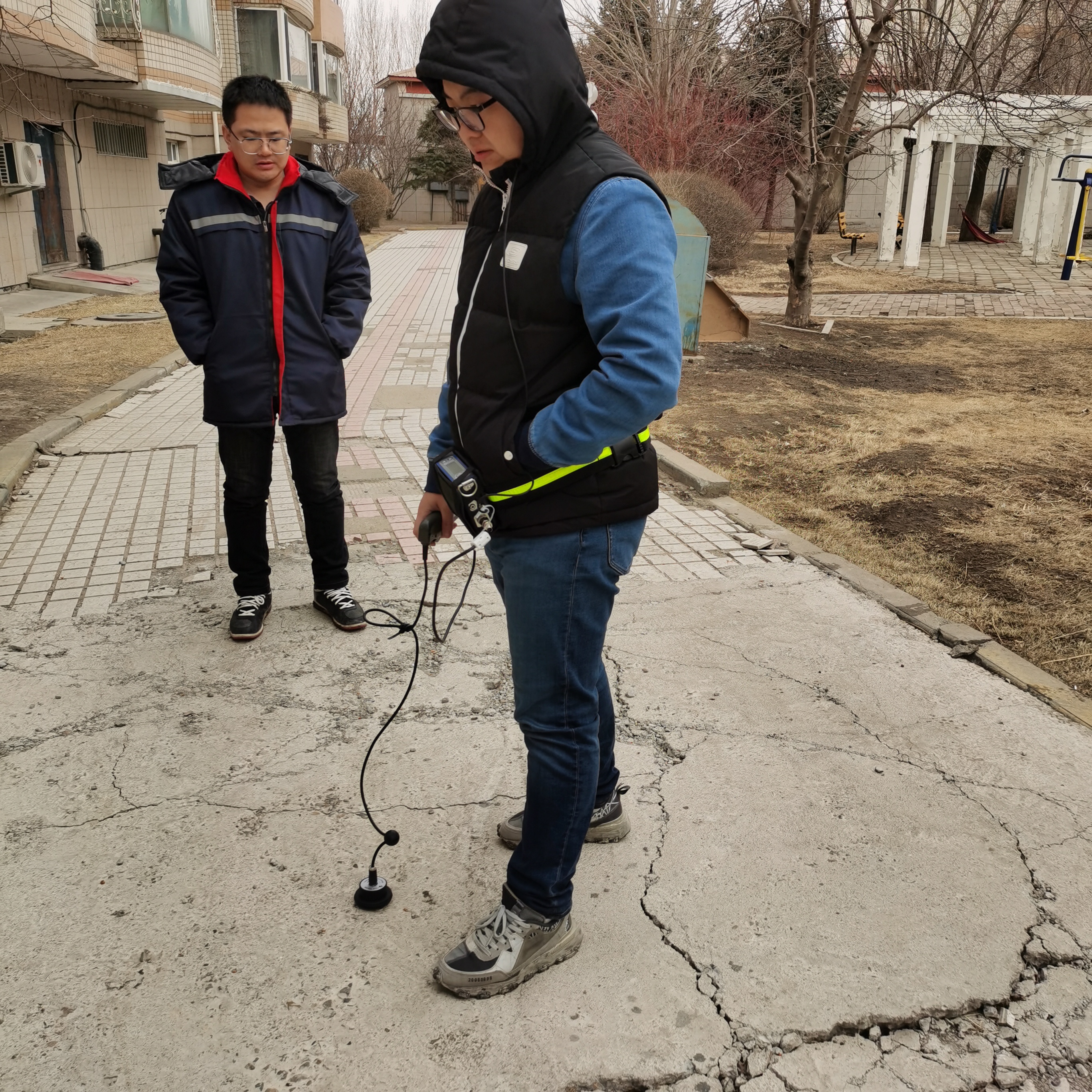 聽漏儀現(xiàn)場檢測