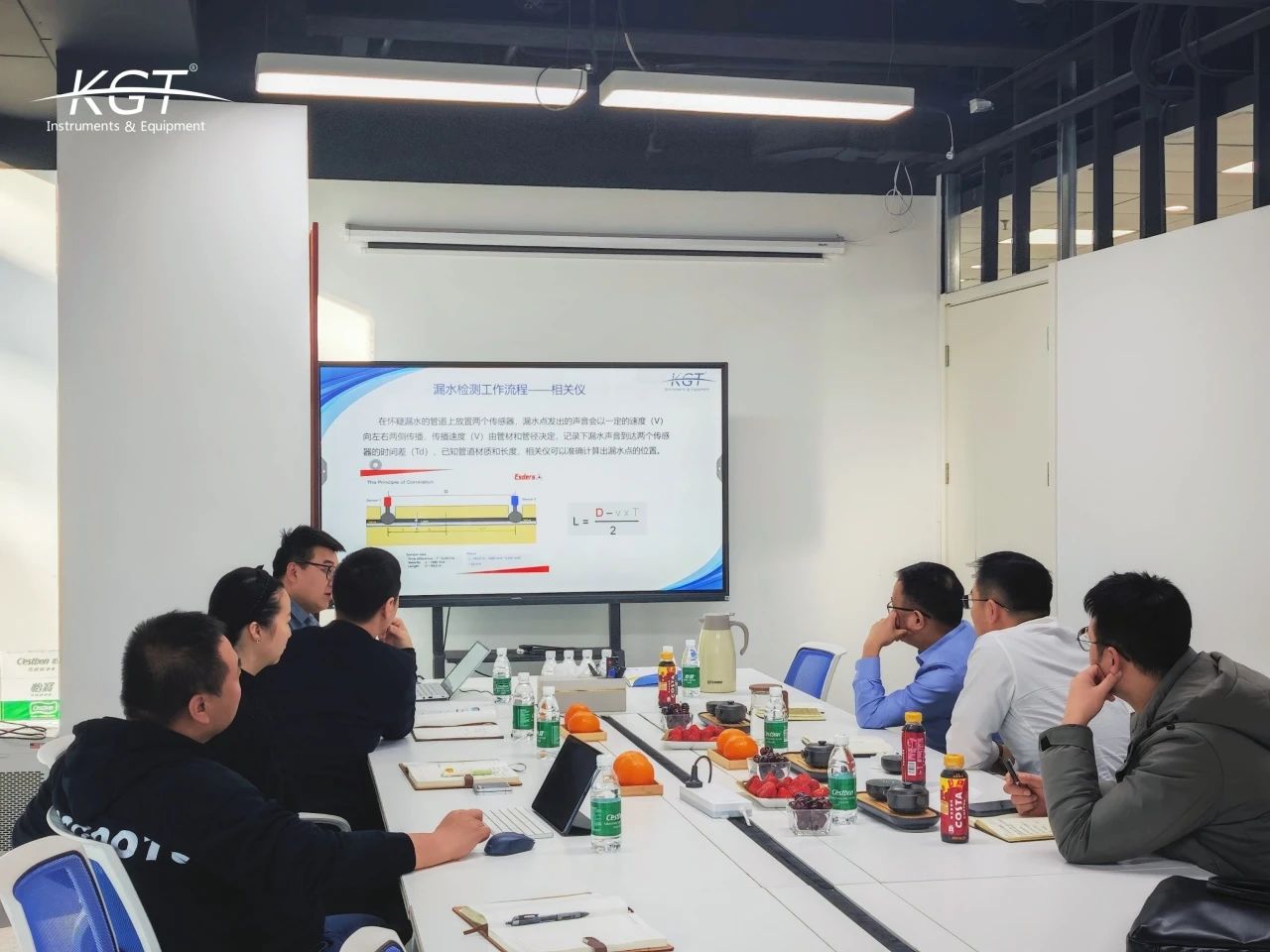 康高特與中鐵水務集團團隊交流 康高特與中鐵水務集團團隊交流